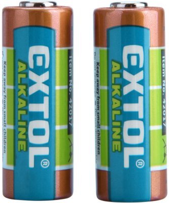 Baterie alkalické, 2ks, 12V (A23) EXTOL ENERGY