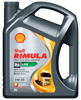 Motorový olej Shell Rimula R6 LME 5W-30, 5L