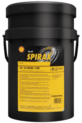 Převodový olej Shell Spirax S3 AS 80W-140, 20L