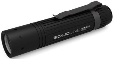Solidline ruční svítilna ST6R BLACK, BLISTER