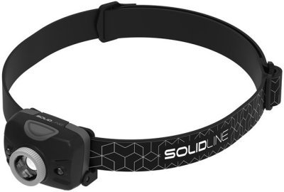 Solidline čelovka SH2 BLACK TEST IT, BLISTER