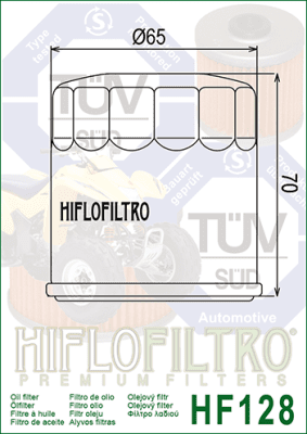 Olejový filtr HIFLOFILTRO HF128