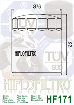 Olejový filtr HIFLOFILTRO HF171C