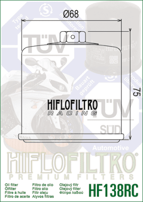 Olejový filtr HIFLOFILTRO HF138RC