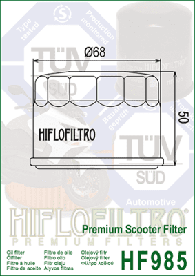Olejový filtr HIFLOFILTRO HF985