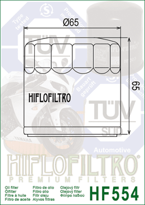 Olejový filtr HIFLOFILTRO HF554