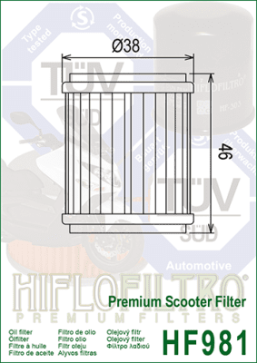 Olejový filtr HIFLOFILTRO HF981