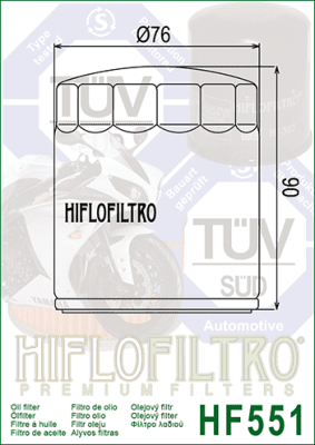 Olejový filtr HIFLOFILTRO HF551