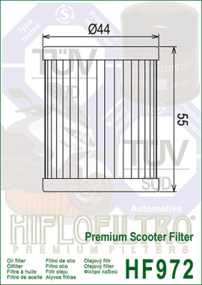 Olejový filtr HIFLOFILTRO HF972