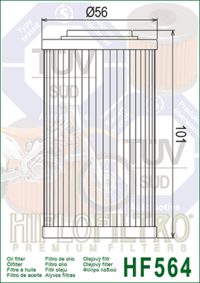 Olejový filtr HIFLOFILTRO HF564