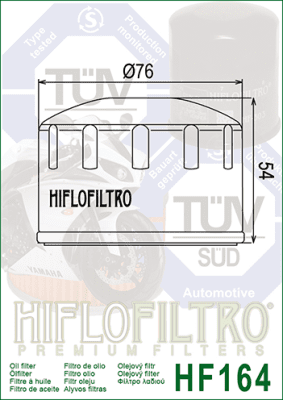 Olejový filtr HIFLOFILTRO HF164