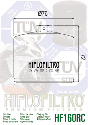 Olejový filtr HIFLOFILTRO HF160RC