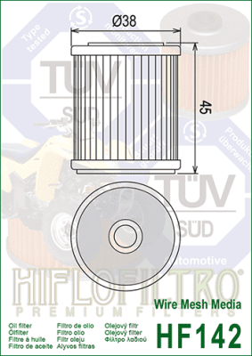 Olejový filtr HIFLOFILTRO HF142