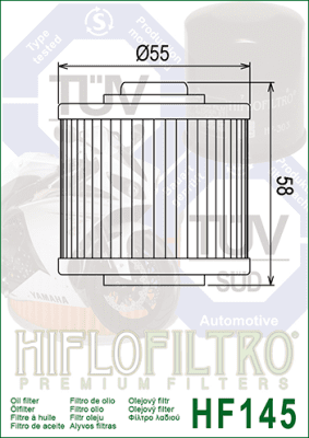 Olejový filtr HIFLOFILTRO HF145