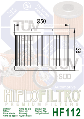 Olejový filtr HIFLOFILTRO HF112