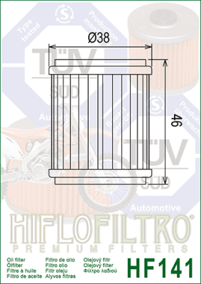 Olejový filtr HIFLOFILTRO HF141