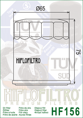 Olejový filtr HIFLOFILTRO HF156