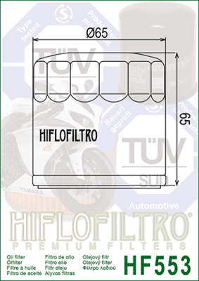 Olejový filtr HIFLOFILTRO HF553
