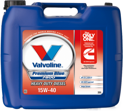 Motorový olej Valvoline Premium Blue 7800 15W-40, 20L