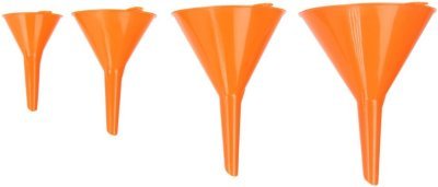 Trychtýř plastový sada 4ks oranžový MAR-POL M78330