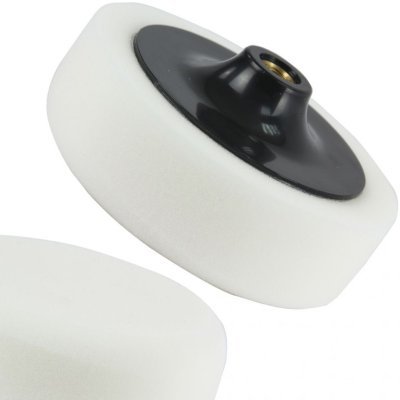 Leštící kotouč molitanový bílý 150mm tloušťka 50mm s unašečem závit M14 MAR-POL M07910