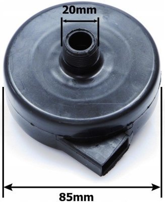 Vzduchový filtr pro kompresor 90mm, závit 19mm MAR-POL M806872
