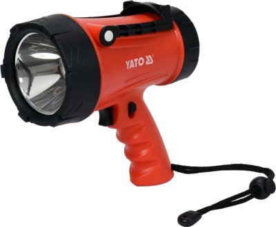 Lampa pistolová POWER LED, bezpřívodová, 3,7V Li-ion, dosvit 250m, 1200lm, IP68 Yato YT-08551