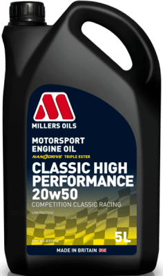 Motorový olej Millers Oils Classic High Performance 20W-50, 5L