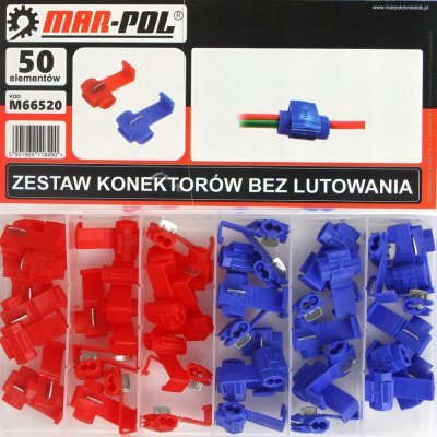 Sada konektorů bez pájení 50ks MAR-POL M66520