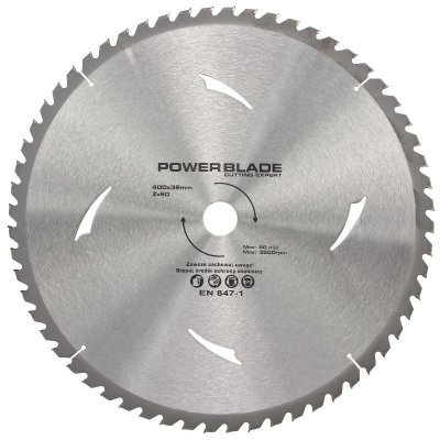 Kotouč pilový s SK plátky (vidiový), 400x60Tx32mm POWER BLADE M09075