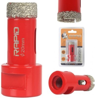 Diamantový korunkový vrták s otvorem ⌀20 mm M14 RAPID M22757