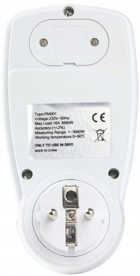 Měřič spotřeby el. energie - wattmetr MAR-POL M90150