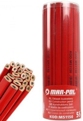 Tužka tesařská 24cm sada 55 ks MAR-POL M51150
