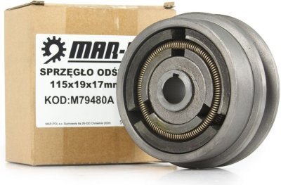 Odstředivá spojka 115x19 mm perodrážka 1-řemen MAR-POL M79480A
