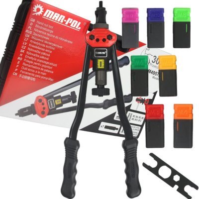 Kleště nýtovací čelní pro nýtovací matice M3-M12 410mm MAR-POL M49572