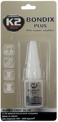 K2 Bondix Plus Sekundové lepidlo, 10g