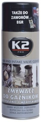 K2 Čistič ventilů, karburátorů a vstřikovačů, 400ml