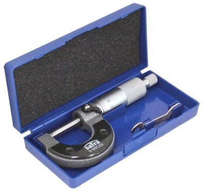 Mikrometr třmenový, rozsah 0 - 25 mm, dělení 0,01 mm - SATRA S-MIC25