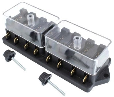 Pojistková skříň na nožové pojistky, 8 slotů - SATRA S-8SFH
