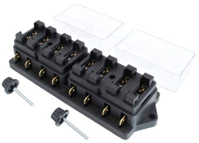 Pojistková skříň na nožové pojistky, 8 slotů - SATRA S-8SFH