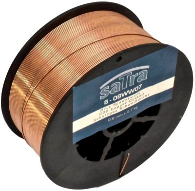 Svařovací drát 0.8 mm, 0.7 kg na cívce - SATRA S-08WW07