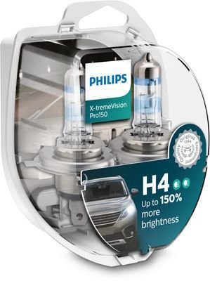 Žárovka Philips H4, X-tremeVision Pro150 12342XVPS2
