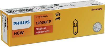 Žárovka Philips H6W, 12036CP
