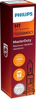 Žárovka Philips H1, MasterDuty 13258MDC1