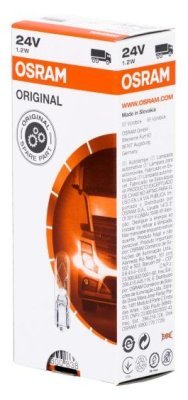 Žárovka Osram W1,2W, Original 2741