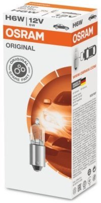 Žárovka Osram H6W, Original 64132