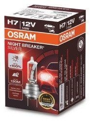 Žárovka Osram H7, Night Breaker Silver 64210NBS
