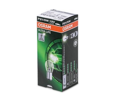 Žárovka Osram P21/5W, Ultra Life 7528ULT