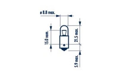 Žárovka Narva T2W, 170633000