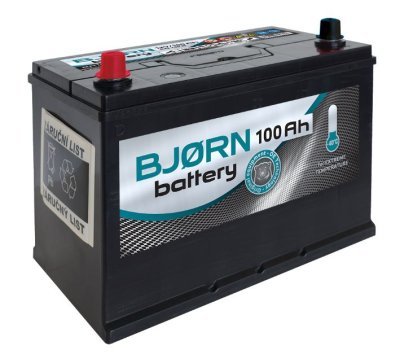 Autobaterie Bjorn Batterie AZIA 12V, 100Ah, 750A, levá